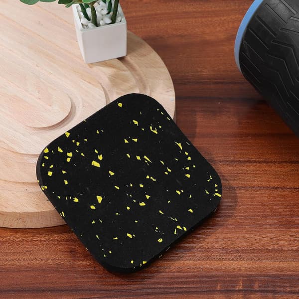 Rubber Mat for Treadmill, Exercise Equipment Mat, Thick Shock-Absorbing Floor Protector