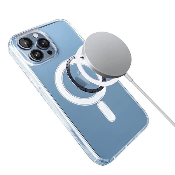 iPhone 16 Plus Magnetiskt Mobilskal Magsafe Kompatibelt Transparent
