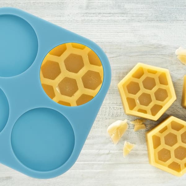 Gør-det-selv epoxyharpiksform 4 stk. runde silikoneforme til smykkefremstilling Håndværk Fleksibel Giftfri Silikone Epoxy Støbning