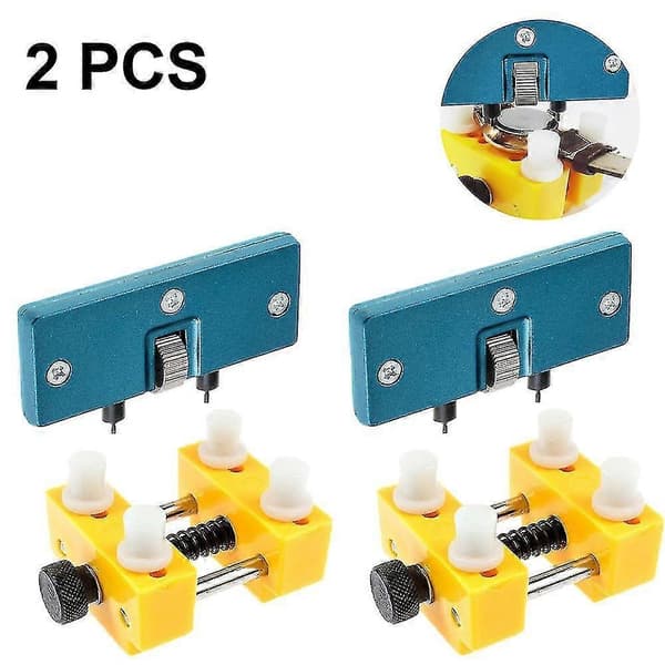 Adjustable Watch Back Case Opener Closer Remover Repair Watchmaker Holder Tool Combination Kit