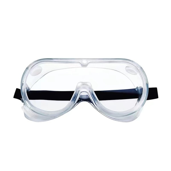 (2 STK) Anti-dugg beskyttelsesbriller Klar linse Wide-Vision Justerbar kjemisk sprut Øyebeskyttelse Myke, lette briller