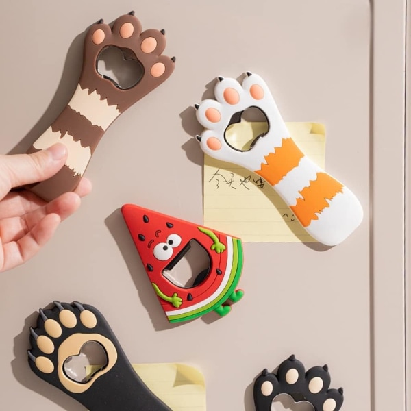 Søde Cat Cat Claw Creative Køleskabs-klistermærker