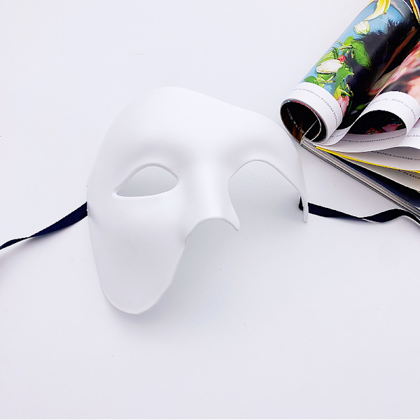 Halloween Halvmaske Maskerademaske Fantom Operamaske Kostyme for Menn og Kvinner (3 stk)