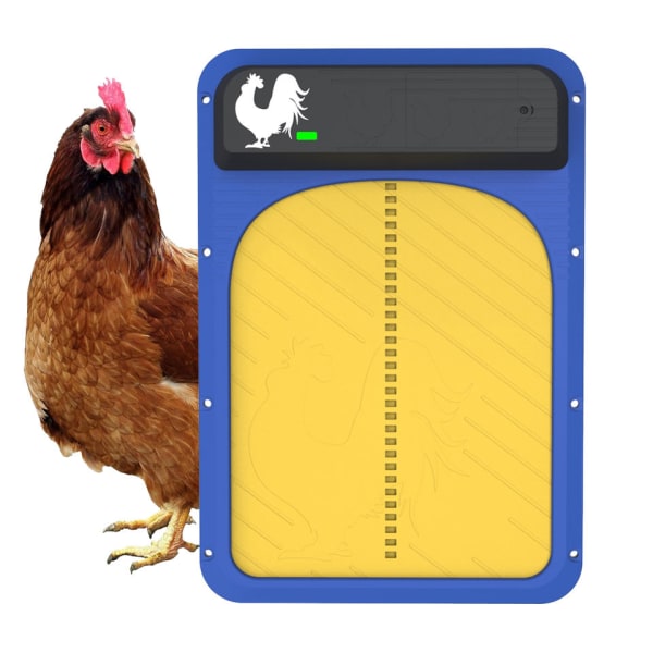 Automatisk kyllingburdøråpner - Smart kyllingburdør med lyssensor Værbestandig elektrisk lukker