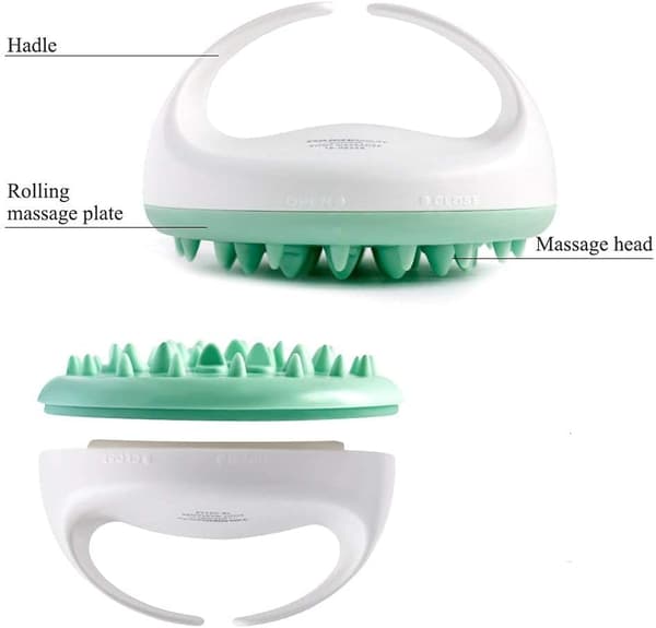 Kropsbørste Massager Anti Cellulite Slankende Afslappende Skrubbe Blød