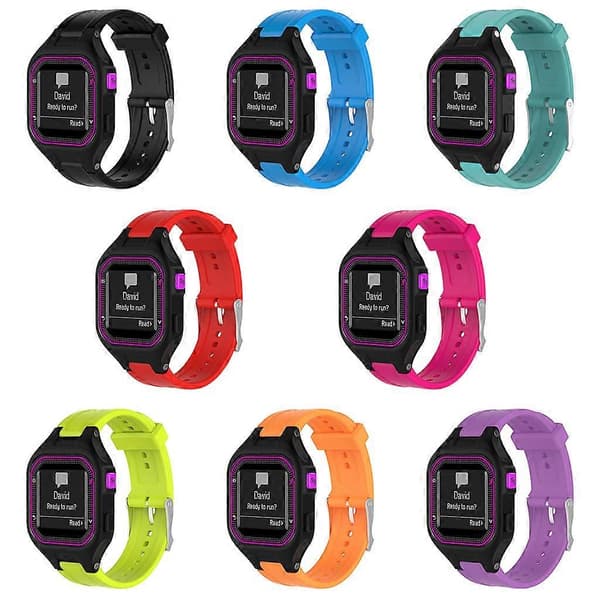 til Garmin Forerunner 25 Silikone Urrem Armbånd Armbåndsur Slidstærkt