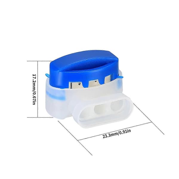 20-pack Premium Cable Connectors Cable Terminals Boundary Wire Connectors Robotic Lawn Mower Vehicle Waterproof