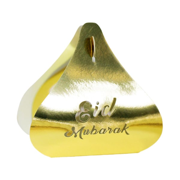 Reflekterende guld 100 stk. kontur bogstav slikboks Toblerone Reflekterende guld