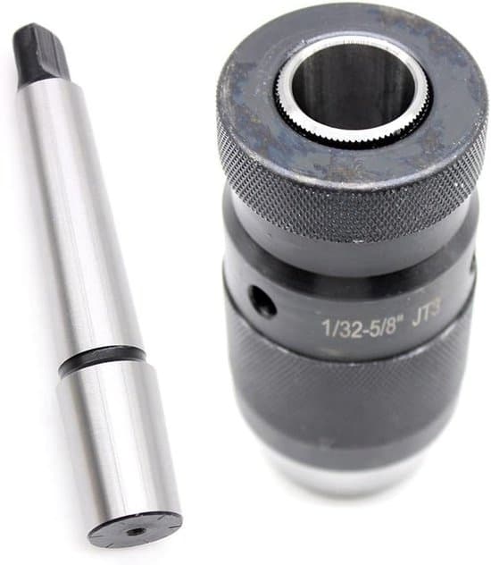Robust 1/32-5/8\" borepatron nøglefri JT3-montering + JT3-2MT spindelaksel