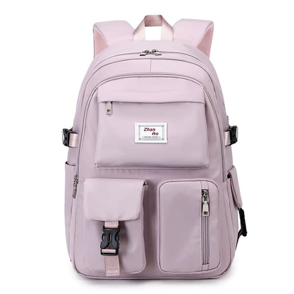 Large Backpack with Multiple Compartments, Waterproof School Backpack - Purple_TF Purple Purple