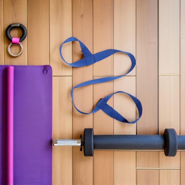 2 stk. justerbar yogamåttebærerem, multifunktionel træningsrem