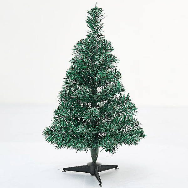 Julepynt Krypteret Brandhæmmende Simuleret PVC Mini Almindelig Juletræ Juledekoration 90cm