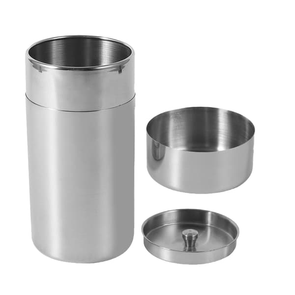 Tekannor i rostfritt stål, burkar för hemköket för förvaring av te, kaffe, socker (L)