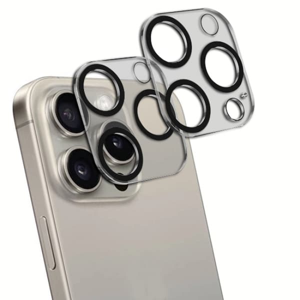 [2-pack] iPhone 15 Pro Camera Lens Protector in Tempered Glass