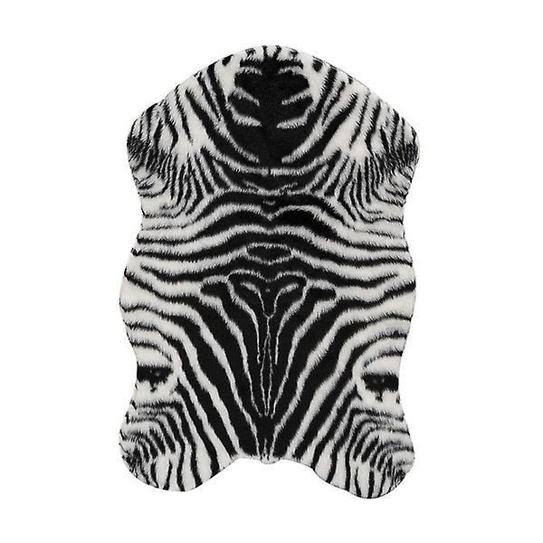 Inomhusdörrmatta Djurtryck Matta Inomhus Area Matta Faux Skin Matta Zebra Golvmatta Golvmatta Blandade