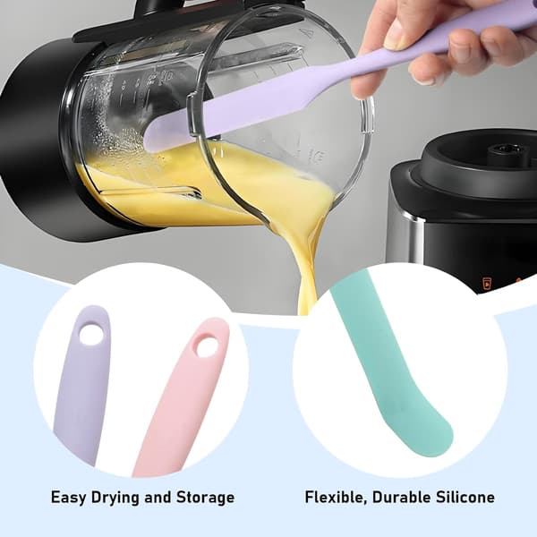 4-delt silikoneblender-skraber til Vitamix-blade, perfekt til under knivene og højtydende blendere, Blender Scr