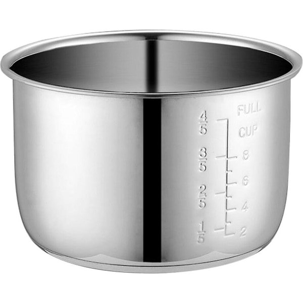 Elektrisk hushållsspis Innerkastrull Rostfritt stål Spiskastrull Robust Praktiskt Kastrulltillbehör 22x22cm