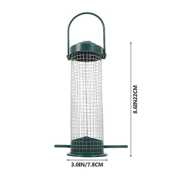 Oravan syöttölaite Lintuhäkki Syöttölaite Peipposen Lintujen Syöttölaite Villilintujen Syöttötarvikkeet Vihreä 22X7.8CM Green 22X7.8CM