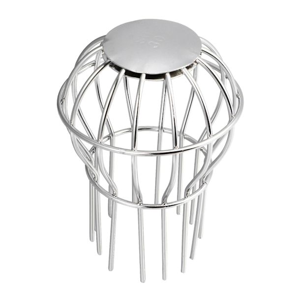 1 st. Rostfritt Stål Takavlopp Sink Avloppsnät Skydd Anti-blockering Skydd Silver 16.5X13.8CM