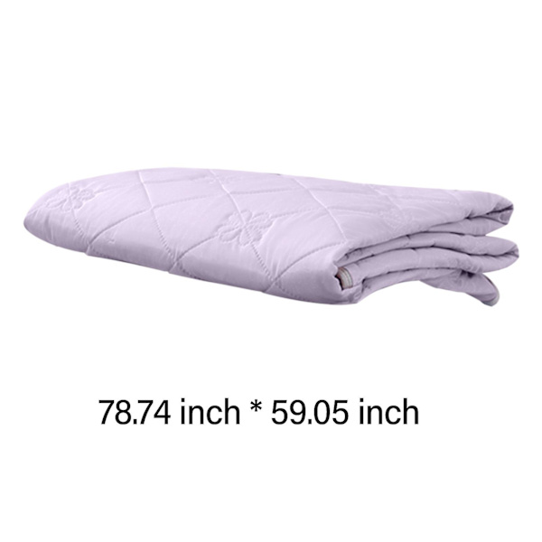 Solid Farve Tryk Køligt Følelses Airconditionering Dyne Violet 200x230cm