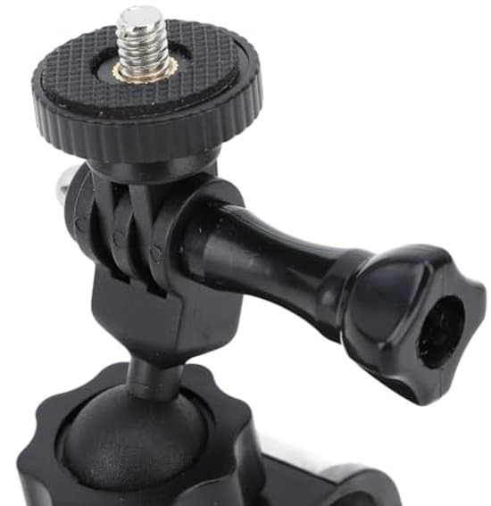 Car Sun Visor Mount, Universal Ball Joint with Adjustable Clamp, Camera Mount for Osmo Pocket 3 Cameras, Car Sun Visor Holder.