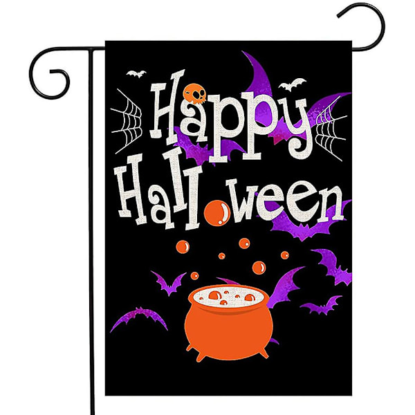 Halloween-puutarhabanneri Sanderson Sisters - Kääntyvä Pysty Puutarhabanneri Hocus Pocus Noita Koriste