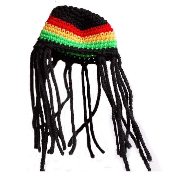 Halloween-lemmikki Fashion Braid Fleece Hat Cosplay söpö uutuuskoriste FunM