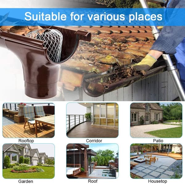 4 stk aluminiumsrennesil 8 * 15 cm rustfrie rennesilfiltre