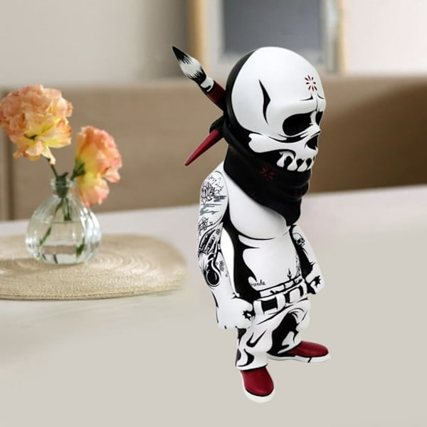 Harpiks Ornamenter Dekoration Gaver Hvid Halloween Dekoration Hip Hop Status