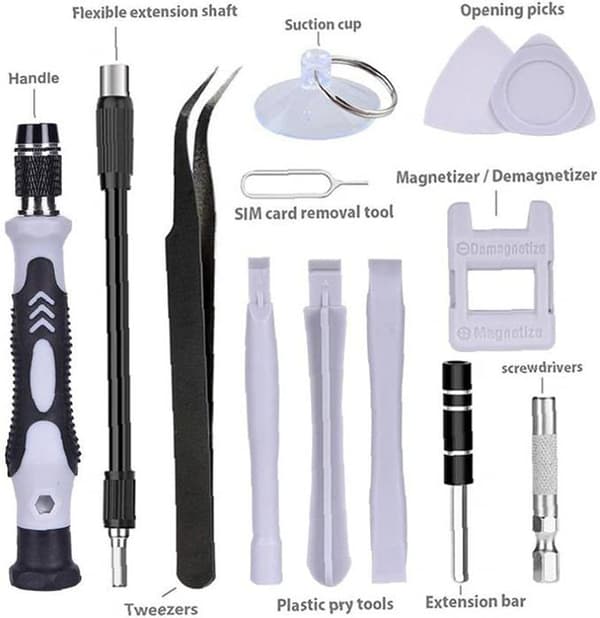 115-in-1 Screwdriver Set, Screwdriver Bit Set, Multifunctional Precision Repair Tool for Phone, a006