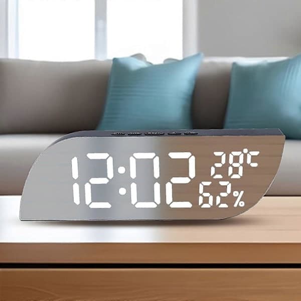 Digital Electronic Clock with Temperature and Humidity Display