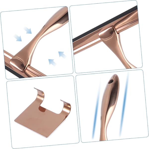 Stainless Steel Glass Scraper for Bathroom, Silicone Bronze, Car Windshield, Door Scraper, Ceramic Tile Blade