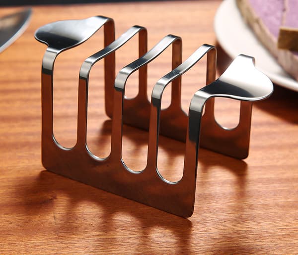 Bread Container with Handle 4 Slices, Toaster Sandwiches in