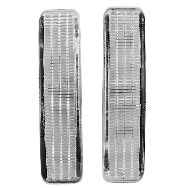 1 Pair Front Side Marker Light Lamp Housing White Lens Replacement For 5-series E39 1997-2003 63148360589