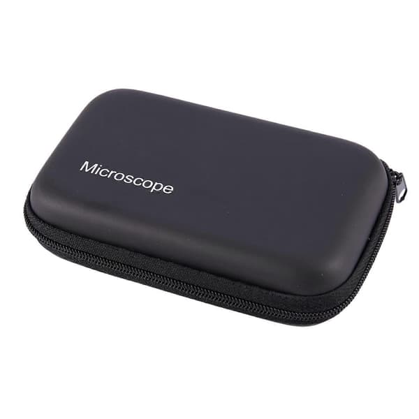 Portable 200X-240X Zoom Microscope Pocket Handheld LED Light Loupe Zoom Magnifier Microscope