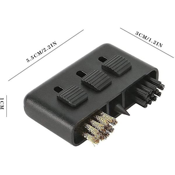 Golfklubbrensare, Borst för Rengöring av Spår, Bollskokit, Verktyg, Golfborste i Plast, Bekväm, Hållbar, Infällbar, Ficktillbehör, Present (4-pack)