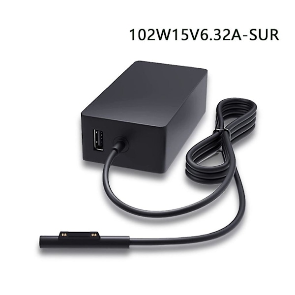 102 W virtalähde AC-adapteri Surface Pro 3:lle, Surface Book 2/3 -tietokoneen virta