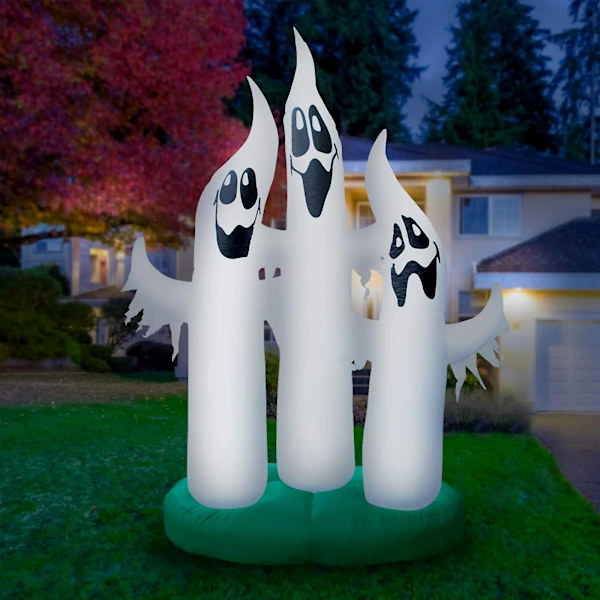 118\" Ilmapallohaamu Halloween-koriste 3 Seisovaa Pelottavaa Hahmoa UK