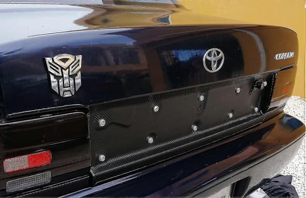 Til Bil Autobot Mærkat Par Krom Finish Pvc Auto Emblem Transformers Autobot Biltilbehør (hs)