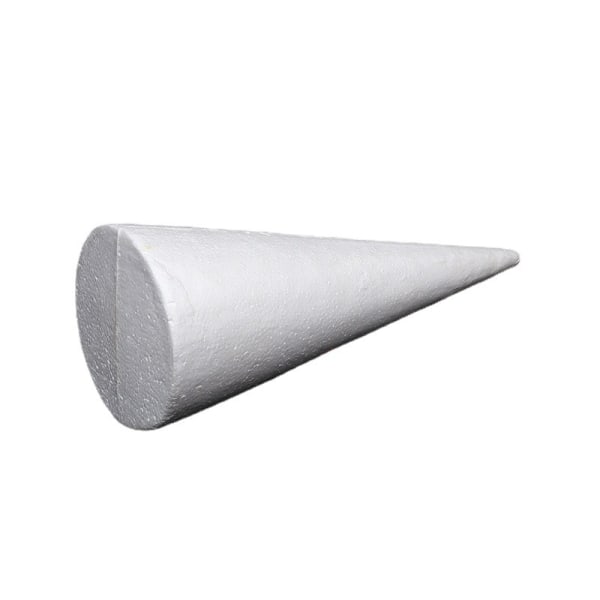 Vit Julpaket med Styrofoamkon, Styrofoam, Decorac Skumhantverk - 7,5 cm