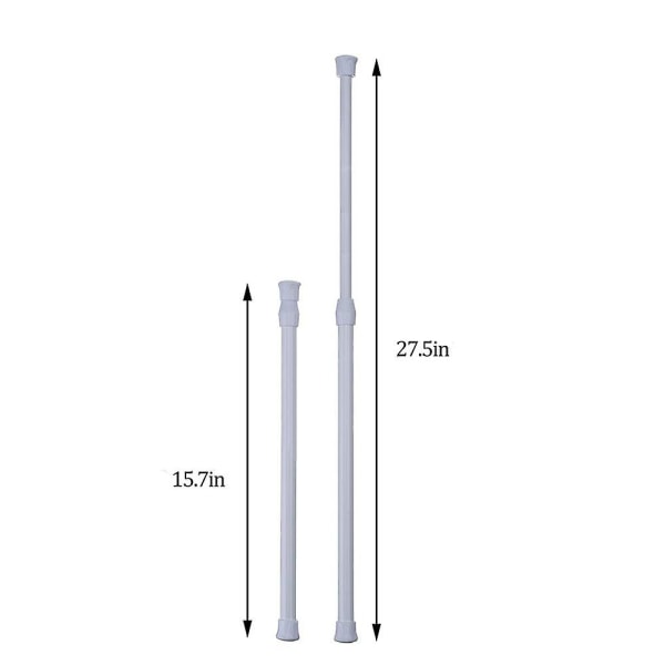5 st Spännstänger, Skåpstänger Spännstång Gardinstång 40-70 cm (ca.), Utökningsbar Bredd Fjäder Spännstänger Passar I Utrymmena För Att Hålla Upp