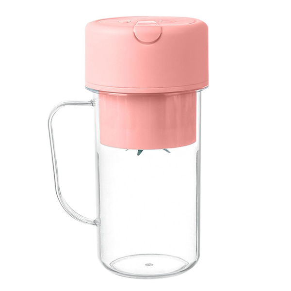 Light Direction Bärbar Juicer USB Laddning Mini Juicer Fruktjuicer Rosa