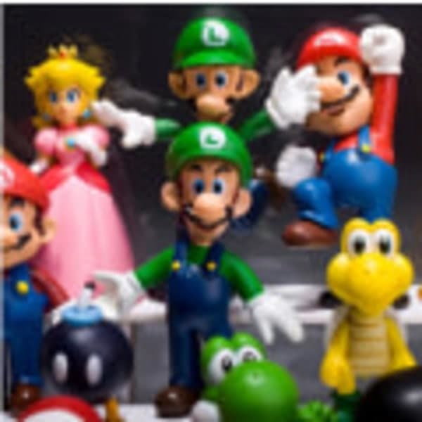 Super Mario 18-pak figurer julegaver