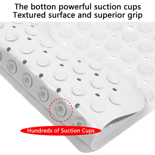 Baderomsmatte Hvit White