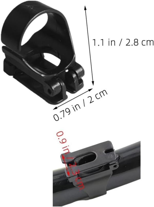 5 stk. dykkermaske snorkelholder silikone og materiale hurtig installation