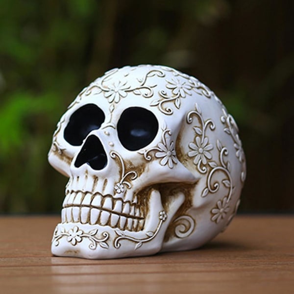 Halloween kallo koristelu luova kallo patsas rekvisiitta hartsi käsitöitä