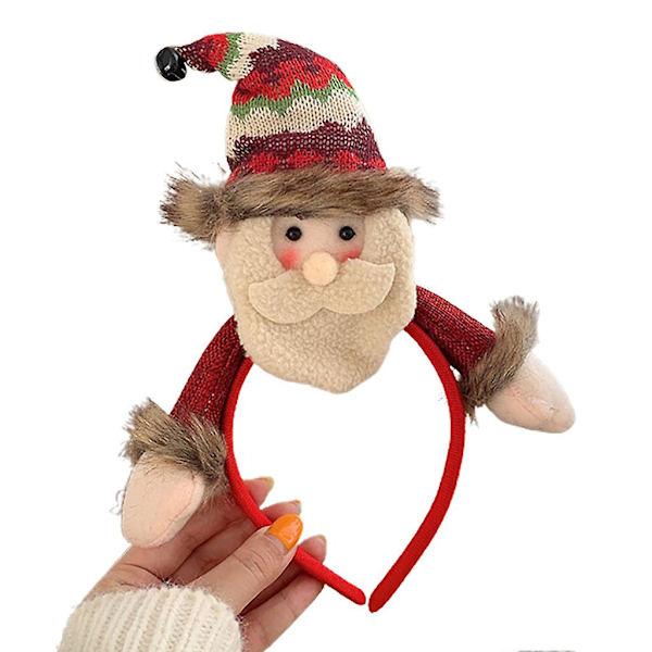 Joulupukki-hiuspanta Lumimies-hiuspanta Piparkakkumies-hiuspanta Juhlatarvikkeet Uusi nukke vanha mies