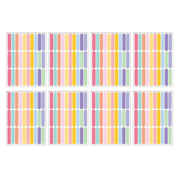 8 Arkkia Lasten Tapetit Pistekuvioinen Seinätarra Seinätarrat Tyttöjen Makuuhuoneen Lastenhuoneen Seinätarra Värikäs Colorful 33x22cm