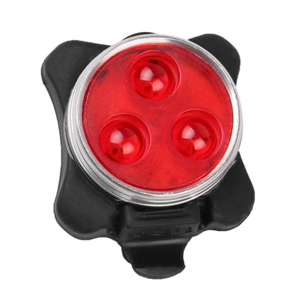 USB Rechargeable Bike Light Set, LED Bicycle Front Headlight and Rear Taillight, 650mAh Lithium Battery, IPX4 Waterproof, Easy to Mount & Re