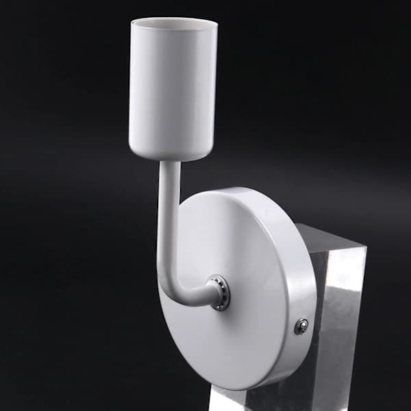 White Loft Antique Iron Simple Bar Aisle Suction Cup Wall Lamp